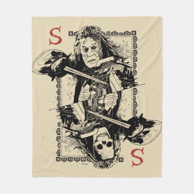 Captain Salazar - Butcher of the Sea Fleece Blanket (Front)