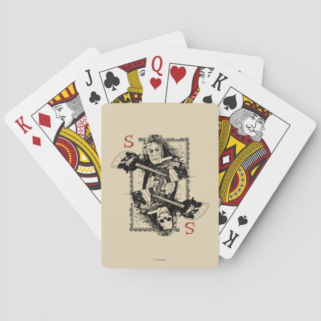 Captain Salazar - Butcher of the Sea Poker Cards (Back)