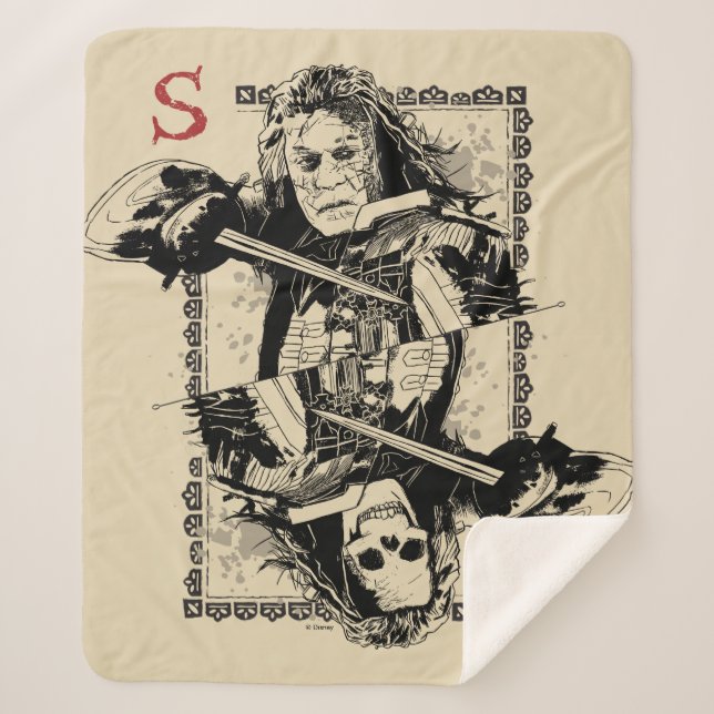 Captain Salazar - Butcher of the Sea Sherpa Blanket (Front)