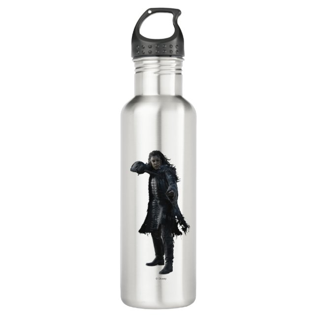 Captain Salazar - Fearless Commander Stainless Steel Water Bottle (Front)