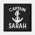 Captain Sarah Anchor Boat Yacht Boating Ship  Magnet
