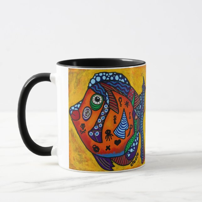 Captain Scales the Pirate, Beverage Mug (Left)