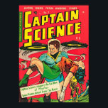 Captain Science comic book cover Poster<br><div class="desc">Captain Science comic book cover Poster Anime Cartoon Comic Fiction Manga</div>