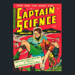 Captain Science comic book cover Poster<br><div class="desc">Captain Science comic book cover Poster Anime Cartoon Comic Fiction Manga</div>