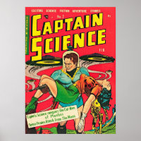 Captain Science comic book cover