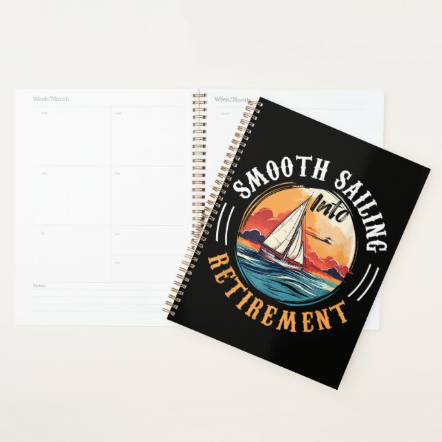 Captain Smooth Sailing into Retirement Planner (Display)