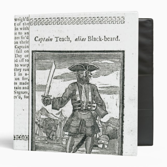Captain Teach, Alias Black Beard 3 Ring Binder (Front/Inside)