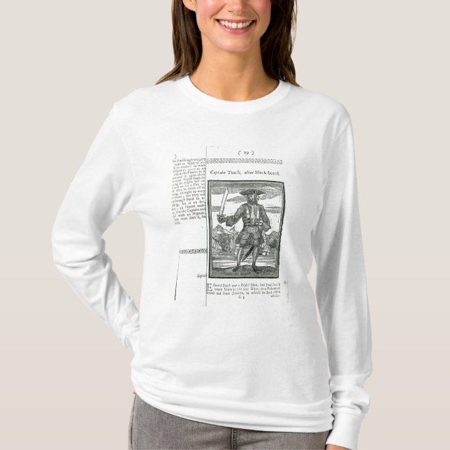 Captain Teach, Alias Black Beard T-Shirt (Front)