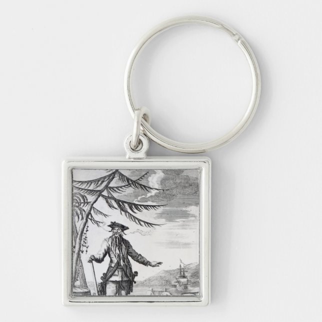 Captain Teach, commonly called Blackbeard Keychain (Front)