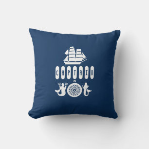 CAPTAIN THROW PILLOW