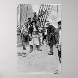 Captain Tongrelow Took the Biggest, illustration Poster