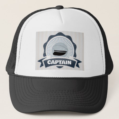 CAPTAIN  TRUCKER HAT