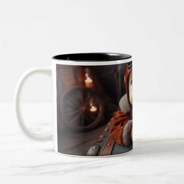 "Captain" Two-Tone Coffee Mug (Left)