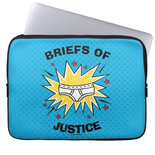 Captain Underpants  Briefs of Justice Laptop Sleeve