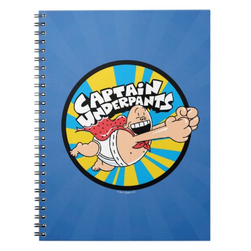 Captain Underpants  Flying Hero Badge Notebook