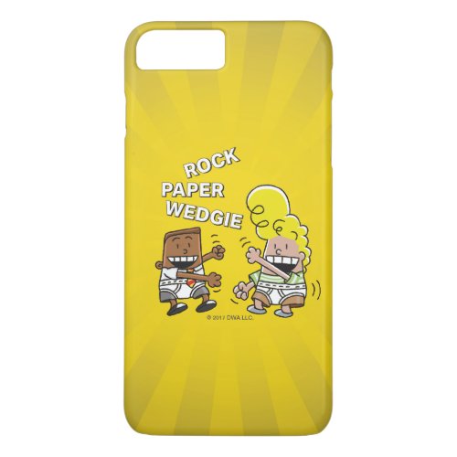 Captain Underpants  Rock Paper Wedgie iPhone 8 Plus7 Plus Case