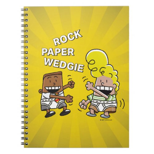 Captain Underpants  Rock Paper Wedgie Notebook