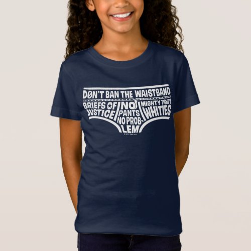Captain Underpants  Typography Tighty Whities T_Shirt