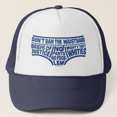 Captain Underpants  Typography Tighty Whities Trucker Hat