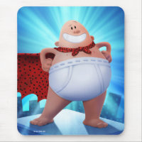 Captain Underpants | Waistband Warrior On Roof Mouse Pad