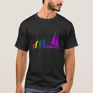 Captain Veil  Evolution Catamaran T-Shirt
