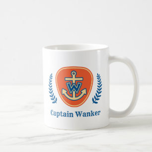 "Captain Wanker" Coffee Mug