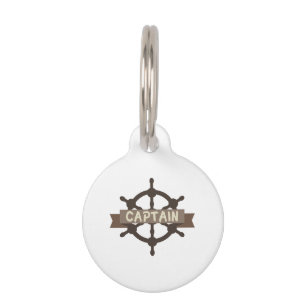 Captain Wheel Pet ID Tag
