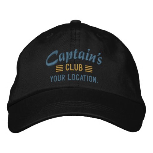 Captains CLUB Personalize it Embroidered cap