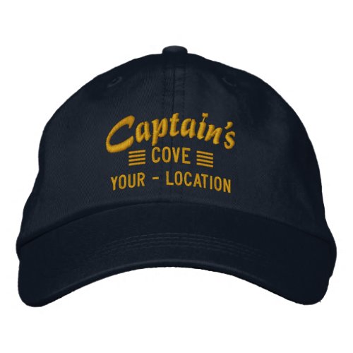 Captains COVE Personalize it Embroidered cap