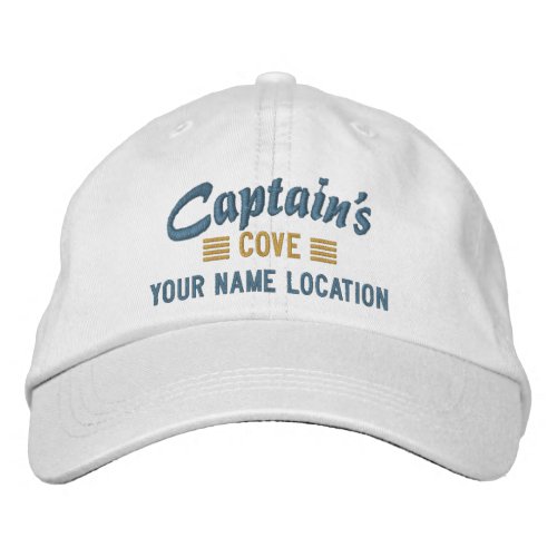 Captains COVE Personalize it Embroidered cap