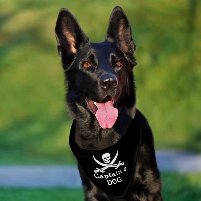 Captain's Dog  Pet Bandana Collar (Dog)