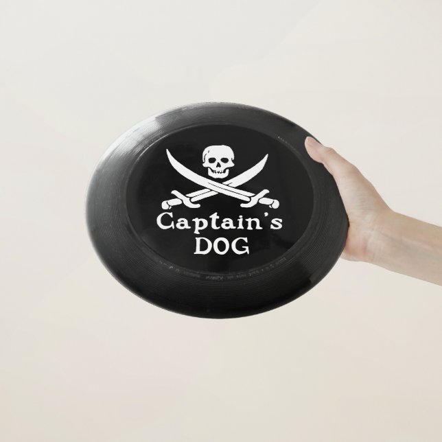 Captain's Dog Wham-O Frisbee (In Hand)