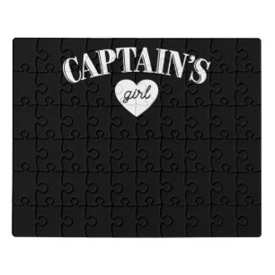 Captains Girls Pilot Cute Boat Military Team Jigsaw Puzzle