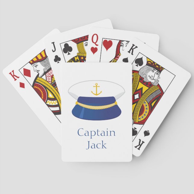 Captain's Hat Playing Cards (Back)