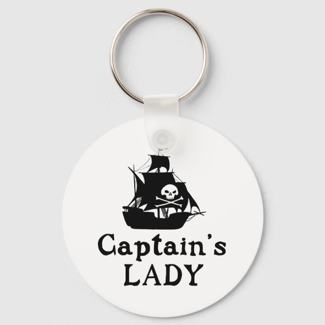 Captain's Lady Keychain (Front)