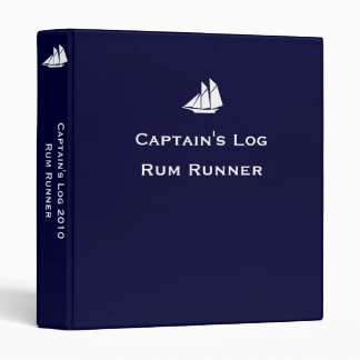 Captain's Log ~ Changeable Year 3 Ring Binder