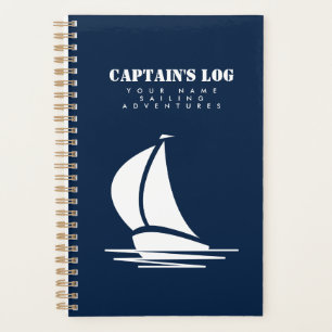 Captain's Log custom spiral planner for sailor