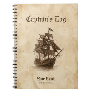 Captain's Log Notebook