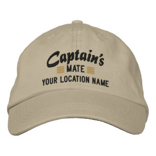 Captain's MATE Personalize it! Embroidered cap