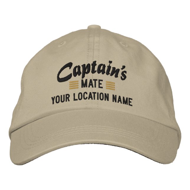 Captain's MATE Personalize it! Embroidered cap (Front)