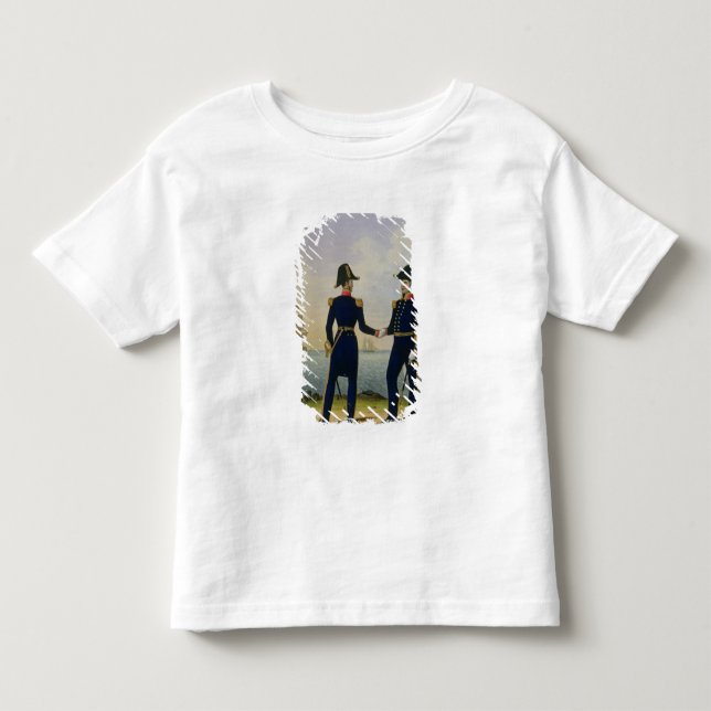 Captains, plate 5 from 'Costume of the Royal Navy Toddler T-shirt (Front)