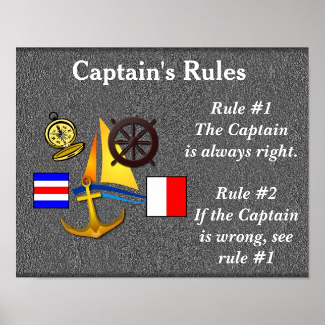 Captain's Rules_ poster (Front)