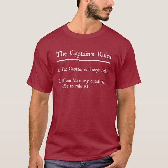 Captain's Rules T-Shirt