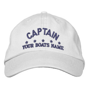 Captains sailing embroidered baseball cap