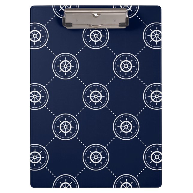 Captain'S Wheel Pattern Clipboard (Front)