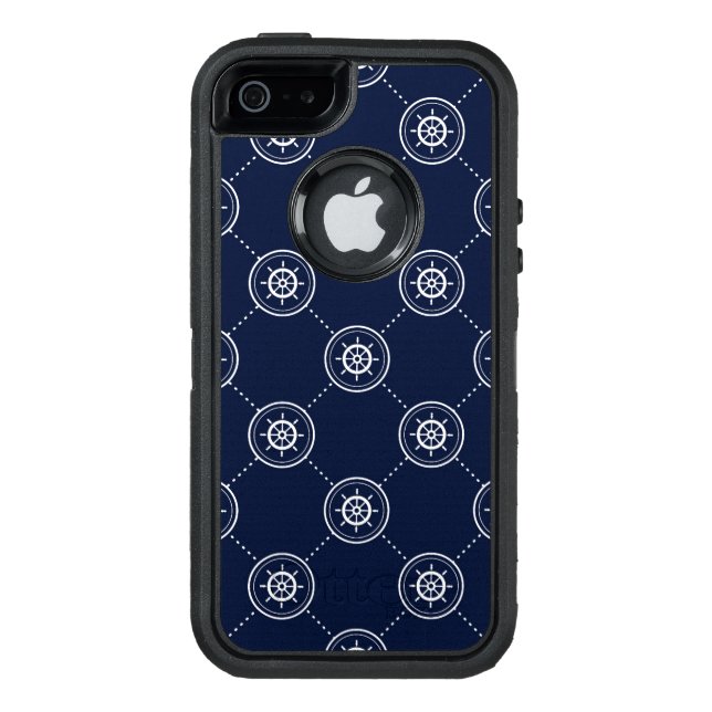 Captain'S Wheel Pattern Otterbox iPhone Case (Back)