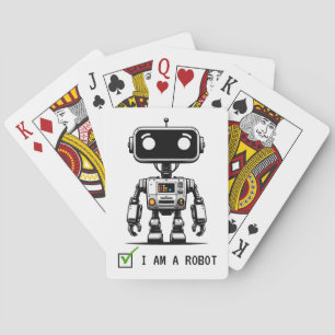 Captcha Robot – I am a Robot Poker Cards