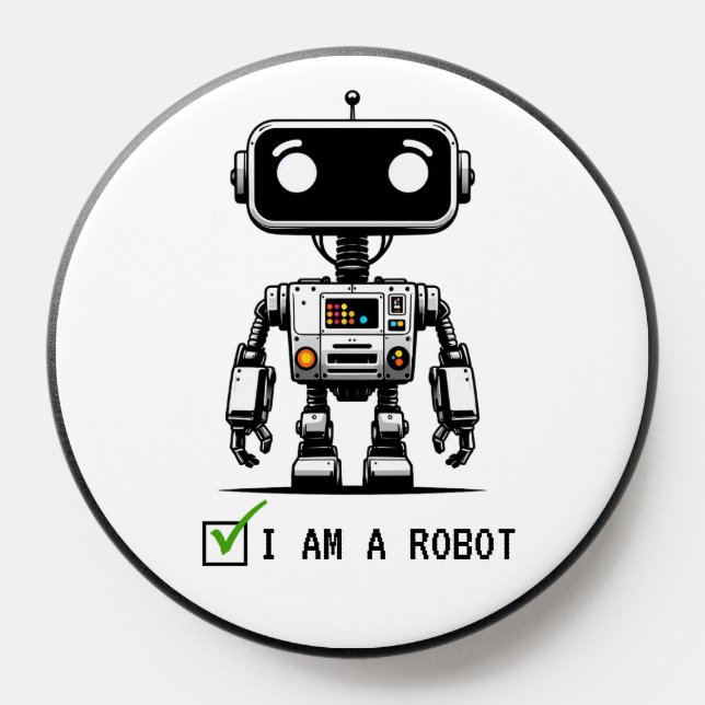 Captcha Robot – I am a Robot PopSocket (Popsocket)