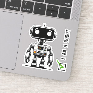 Captcha Robot – I am a Robot Sticker