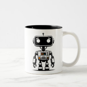 Captcha Robot – I am a Robot Two-Tone Coffee Mug